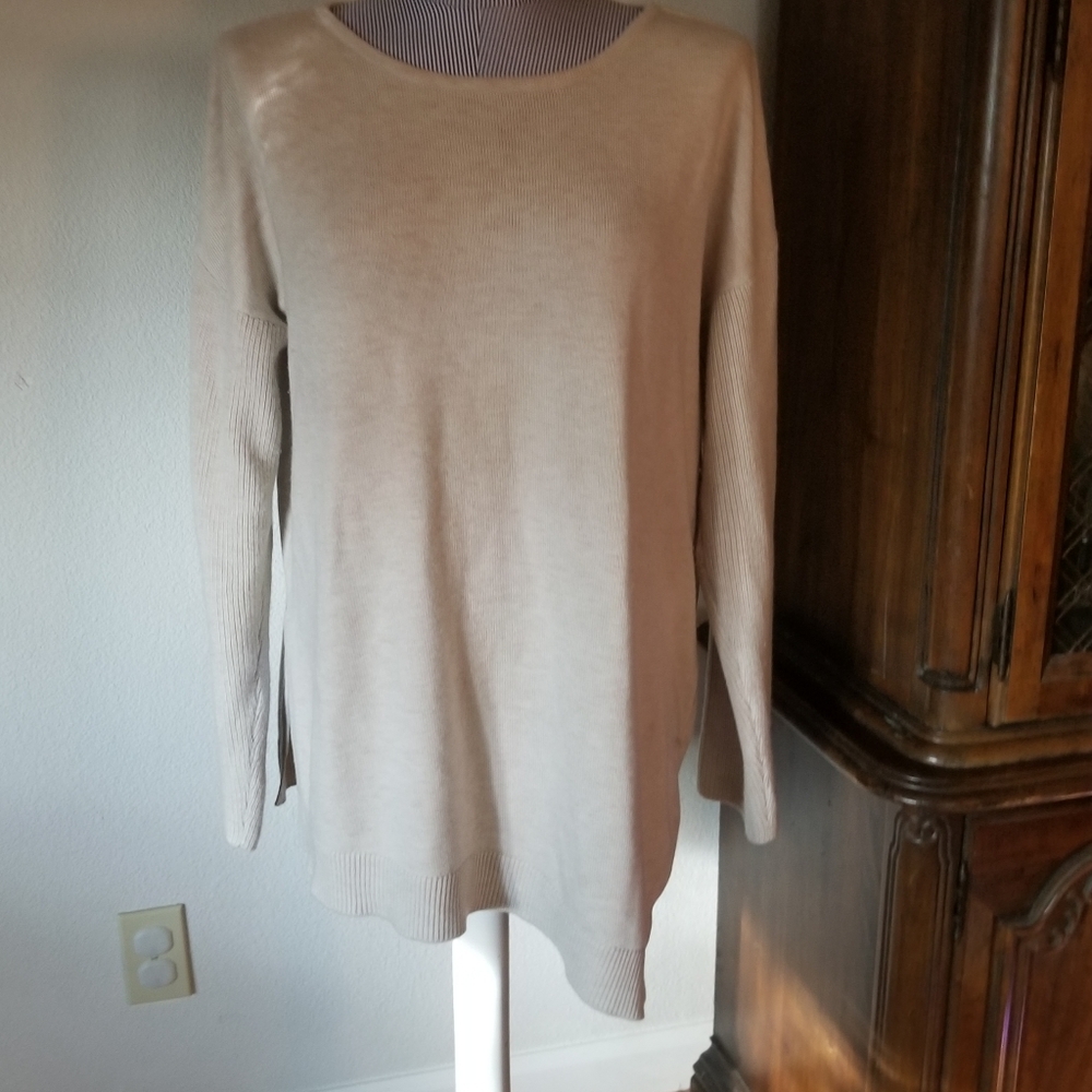 INC A line split side sweater